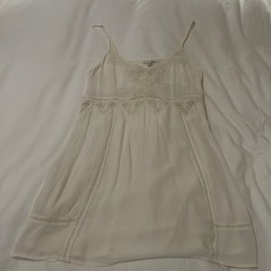 White summer mini dress by Lulu’s